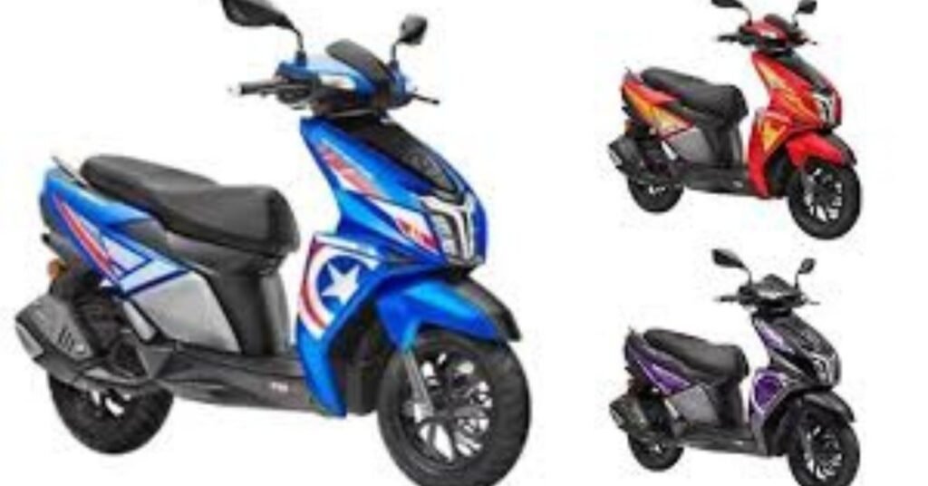Captain America themed scooters